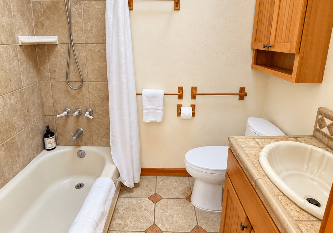 Kowana Valley Cabin bath