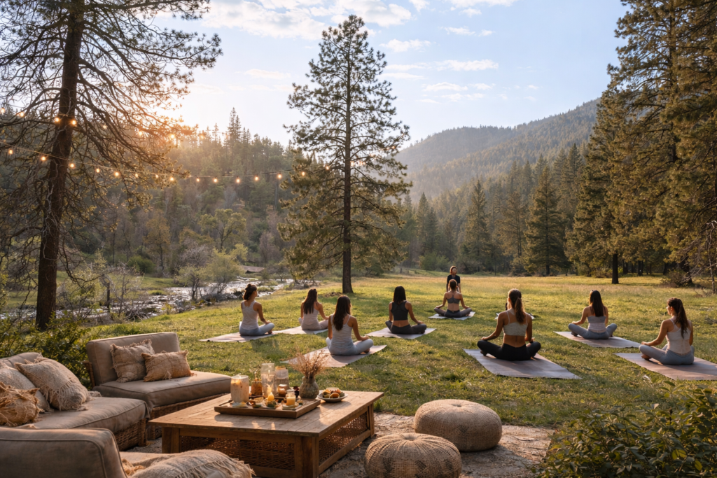 Morning meditation in Kowana Valley